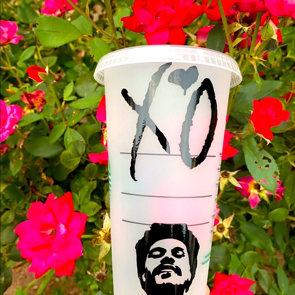Starbucks reusable cold cup The Weeknd